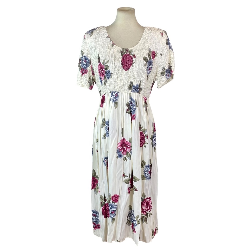 Vintage, NWT , S.L. Petites  floral long dress size 8